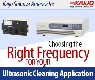 Choosing the Right Frequency for Your Ultrasonic Cleaning Application