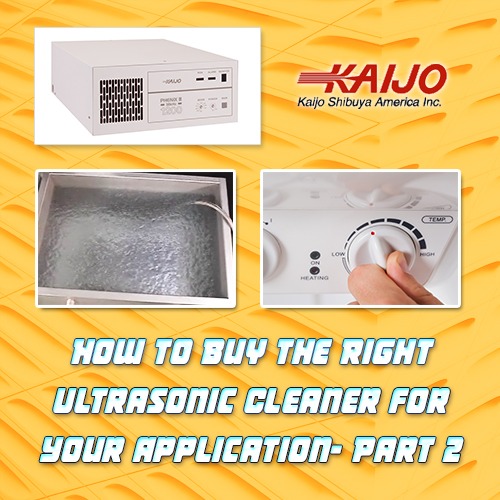 Ultrasonic cleaning systems