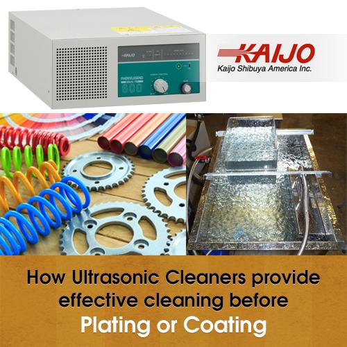 how ultrasonic cleaners provide effective cleaning before plating or coating