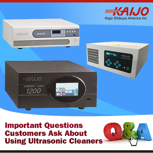 Important Questions Customers Ask About Using Ultrasonic Cleaners