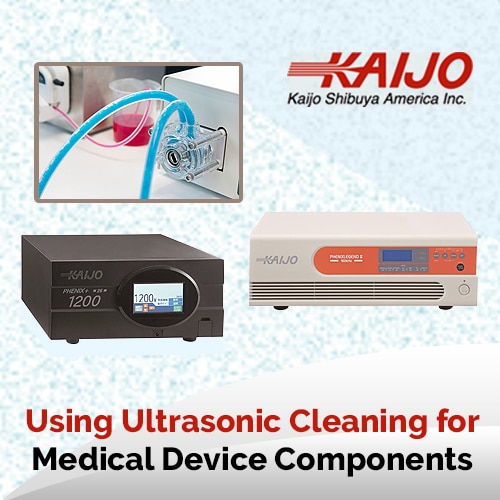 Using Ultrasonic Cleaning for Medical Device Components
