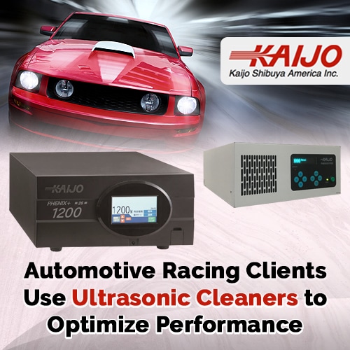 Automotive Racing Clients Use Ultrasonic Cleaners to Optimize Performance