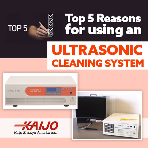 5 Essential Reasons to Use an Ultrasonic Cleaning System
