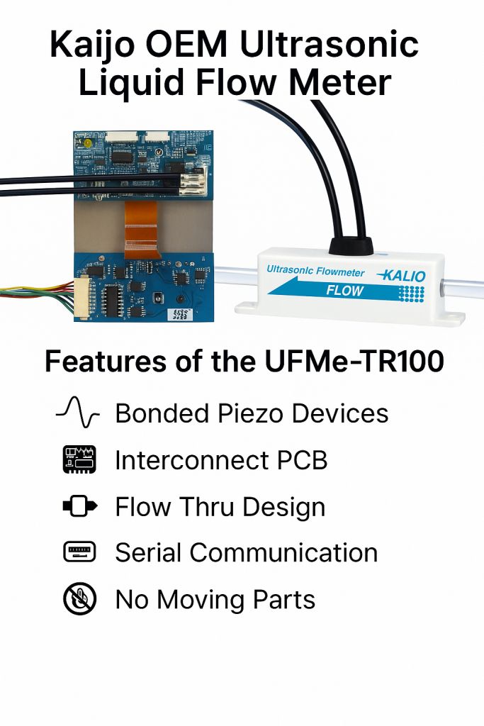 Kaijo's OEM-Ready Flow Meter Option