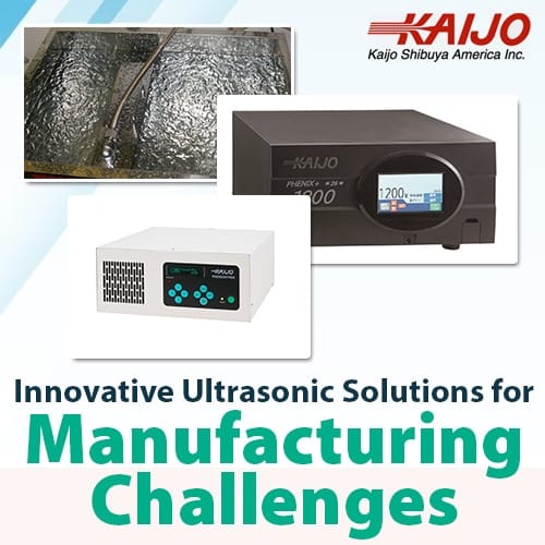 ultrasonics for industrial manufacturing