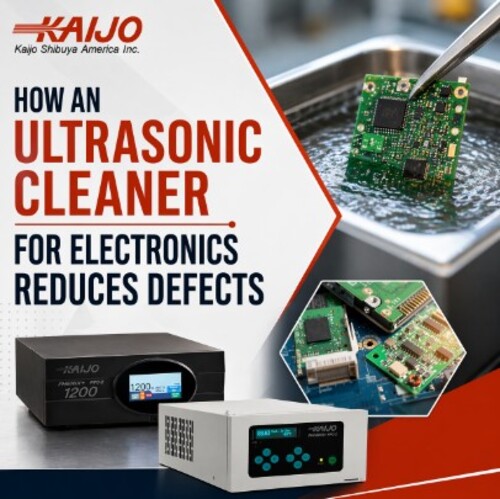 How an Ultrasonic Cleaner for Electronics Reduces Defects