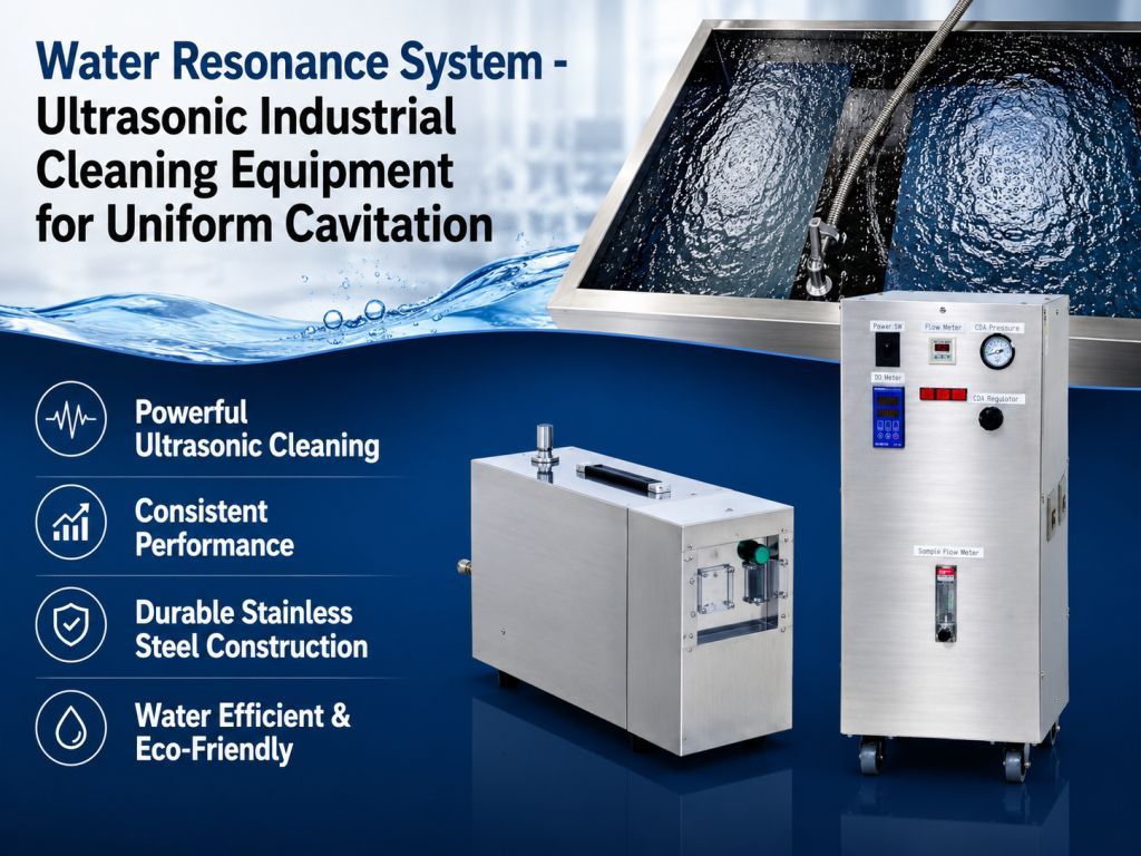 Water Resonance System - Ultrasonic Industrial Cleaning Equipment for Uniform Cavitation